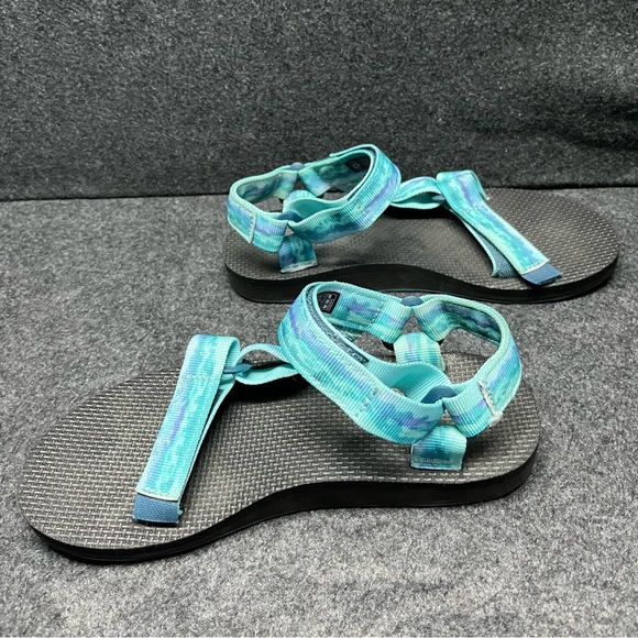 Teva Original Universal Tie-Dye Women's US Size 6 Blue Sandals Strappy Shoes - Picture 6 of 7